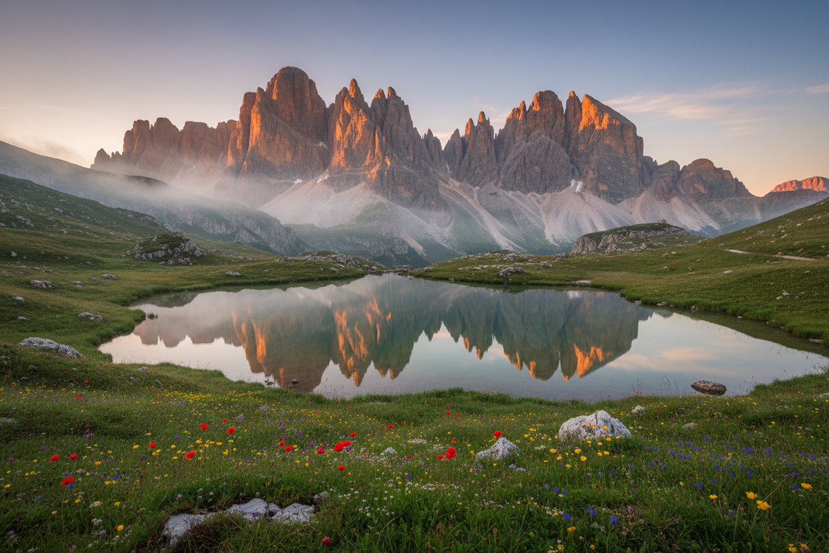 Dolomiti e orizzonte