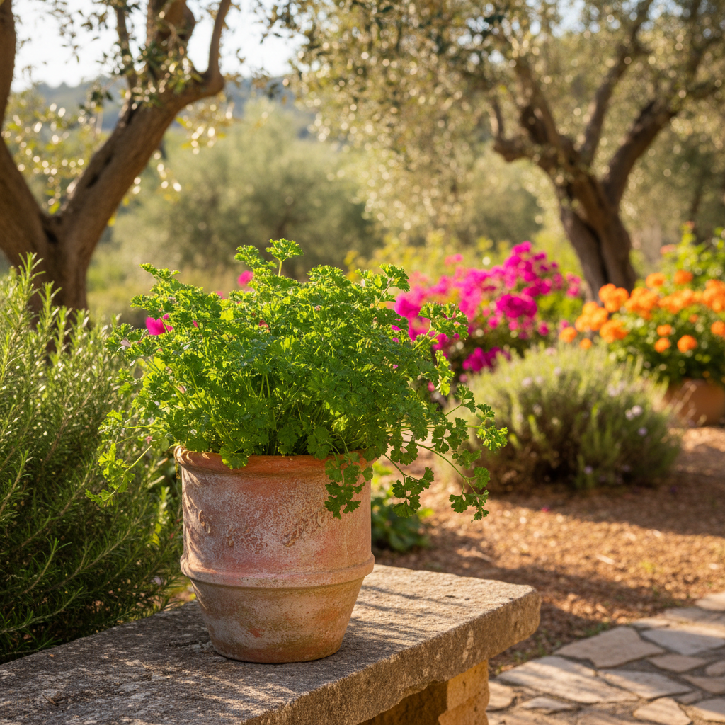 Prezzemolo - vaso in terracotta